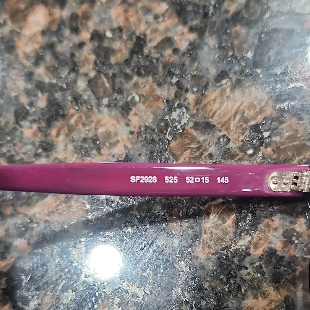 Salvatore Ferragamo Women's Glasses in Vibrant Purple. With Case - Picture 3 of 6